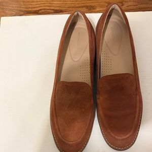 Tan Suede Loafers